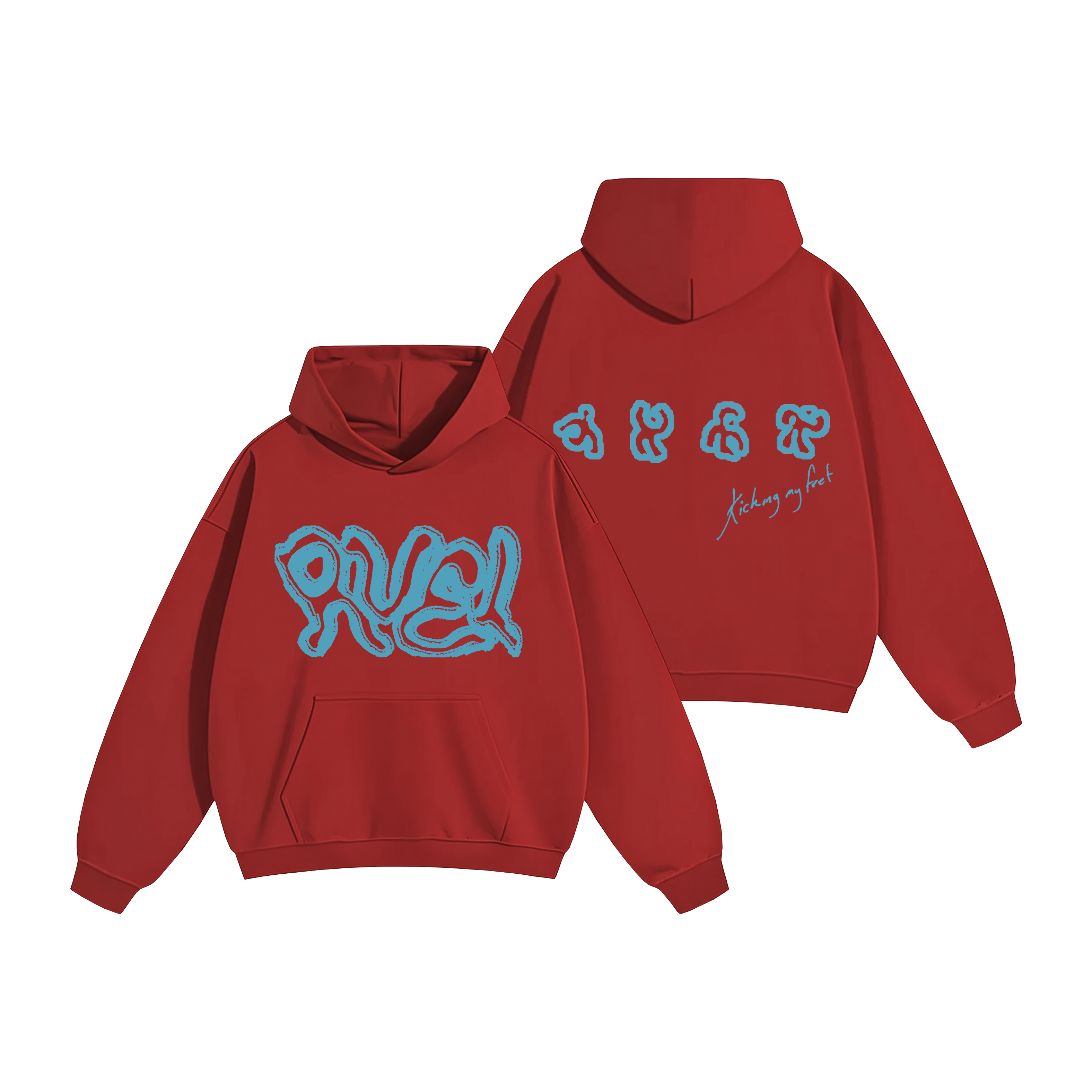 KMF Red Hoodie + Digital Download