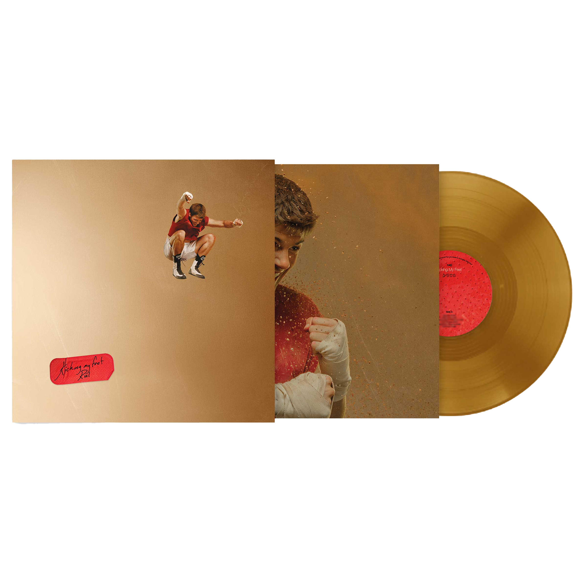 Kicking My Feet Exclusive Metallic Gold Vinyl