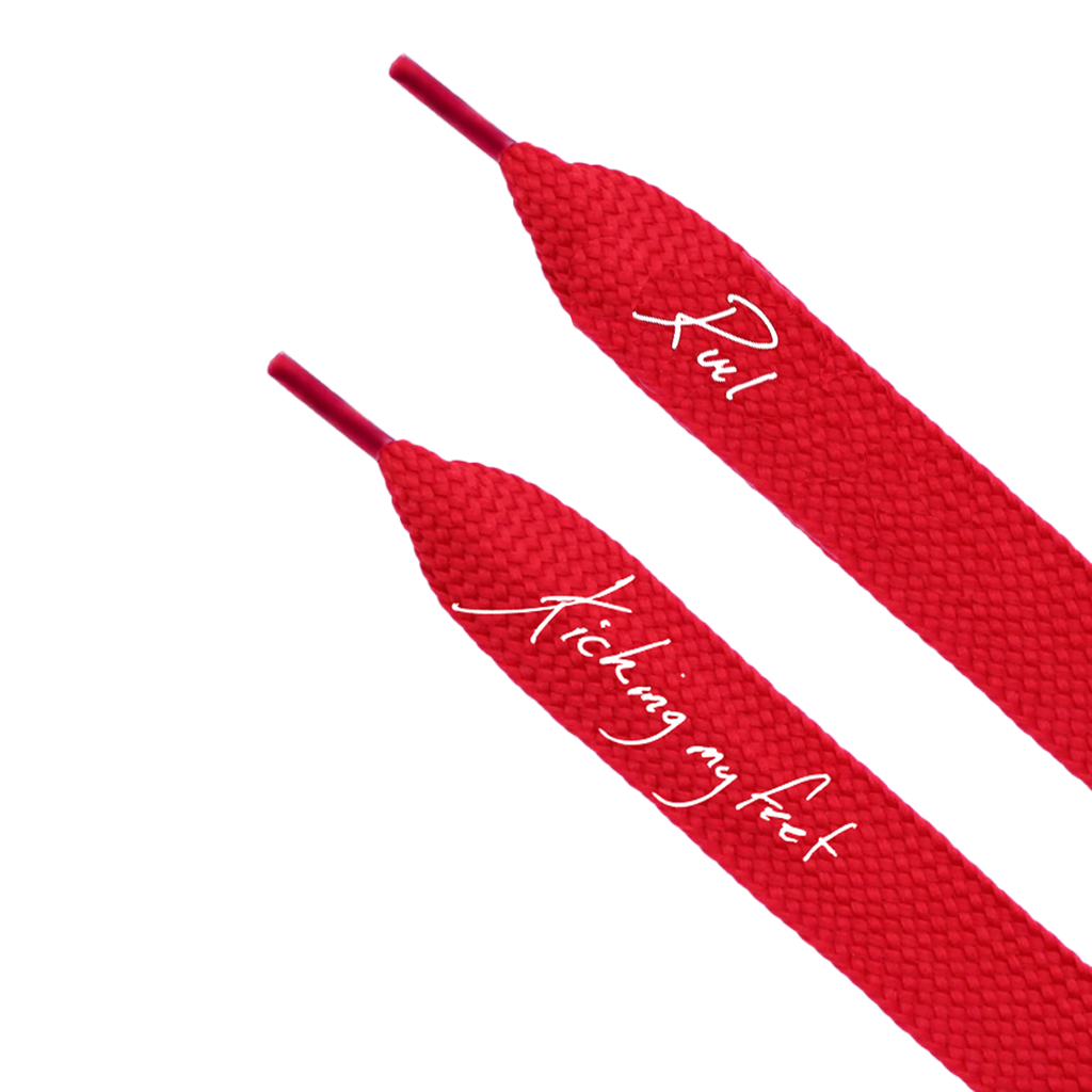 Red Shoelaces + Digital Download